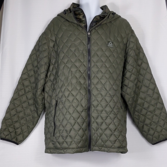 reebok quilted jacket